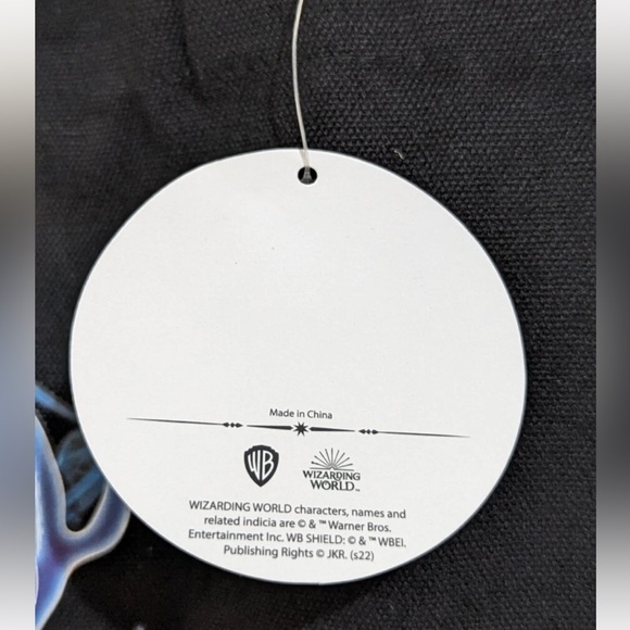 Wizarding World Harry Potter A Forbidden Forest Experience Black Canvas Tote Bag - Picture 4 of 6